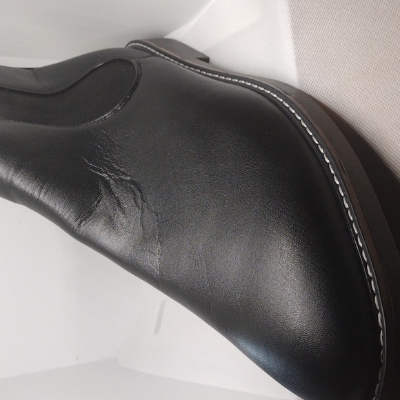 Men’s Black Leather Tanner Shoes – Size 46 EU / 12 US, New in Bag! Make Offer - Picture 3 of 8